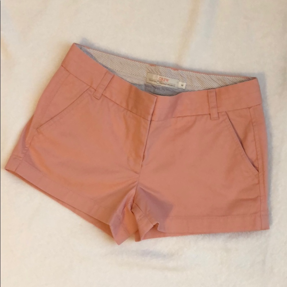 J. Crew 3” Peach Broken-In Chino Shorts